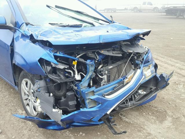 1G1JB5SG7H4150609 - 2017 CHEVROLET SONIC LS 蓝色 照片 9