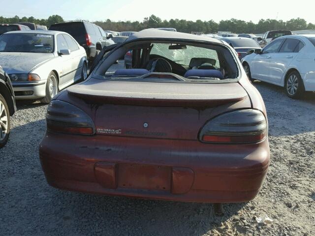 1G2WK52J63F113299 - 2003 PONTIAC GRAND PRIX მუქწითელი ფოტო 10