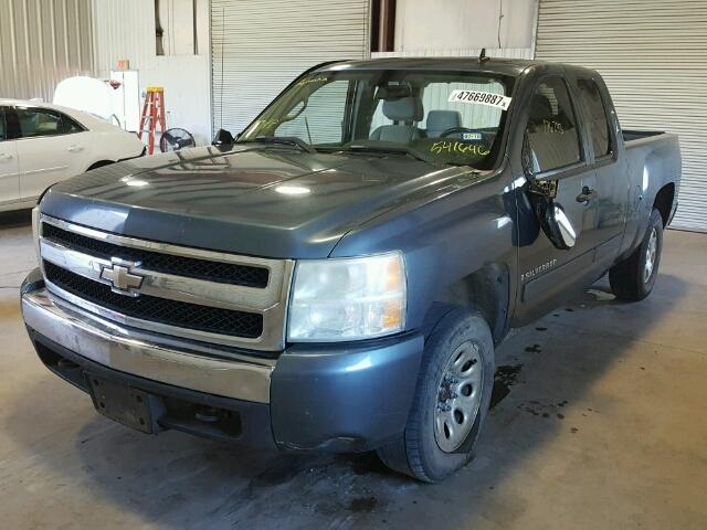 1GCEC19C37Z541646 - 2007 CHEVROLET SILVERADO BLUE photo 2