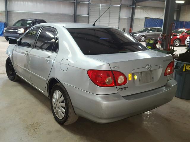 2T1BR32E67C841491 - 2007 TOYOTA COROLLA CE SILVER photo 3