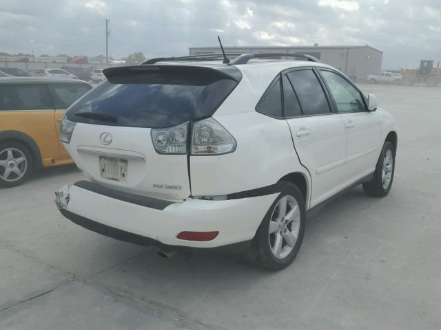 JTJGK31UX70007296 - 2007 LEXUS RX 350 WHITE photo 4