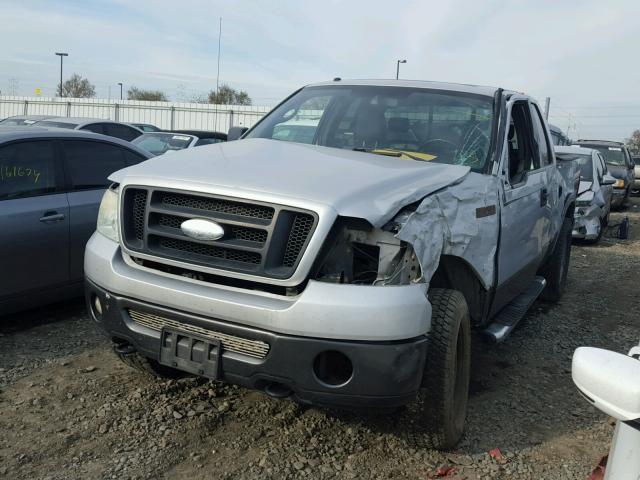 1FTPX14546NB43518 - 2006 FORD F150 SILVER photo 2