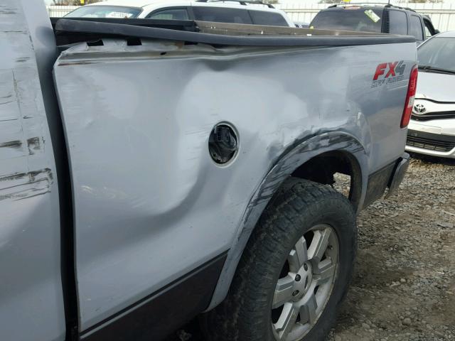 1FTPX14546NB43518 - 2006 FORD F150 SILVER photo 9