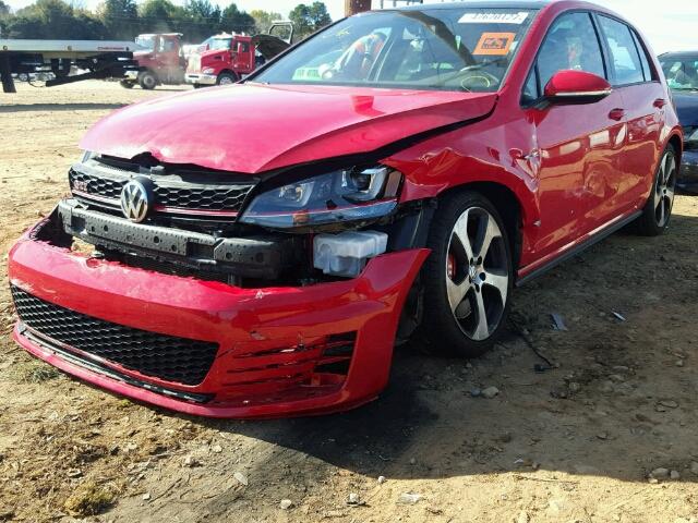 3VW547AU1GM008228 - 2016 VOLKSWAGEN GTI S/SE RED photo 9