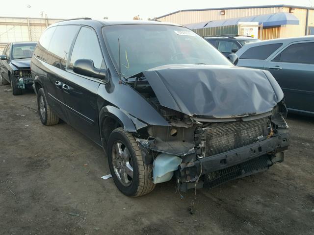 2D4GP44L86R825677 - 2006 DODGE GRAND CARA BLACK photo 1