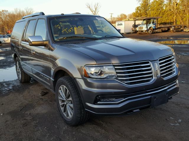 5LMJJ3JT4FEJ10517 - 2015 LINCOLN NAVIGATOR GRAY photo 1