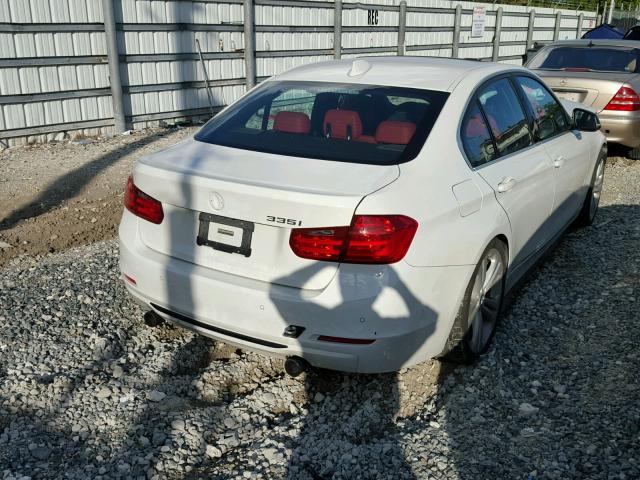 WBA3A9G51FNS65759 - 2015 BMW 335 I WHITE photo 4