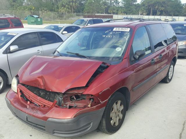 2FMZA5146YBA31066 - 2000 FORD WINDSTAR L RED photo 2