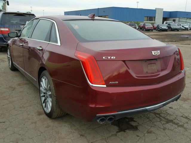 1G6KF5RS3GU149940 - 2016 CADILLAC CT6 PREMIU RED photo 3