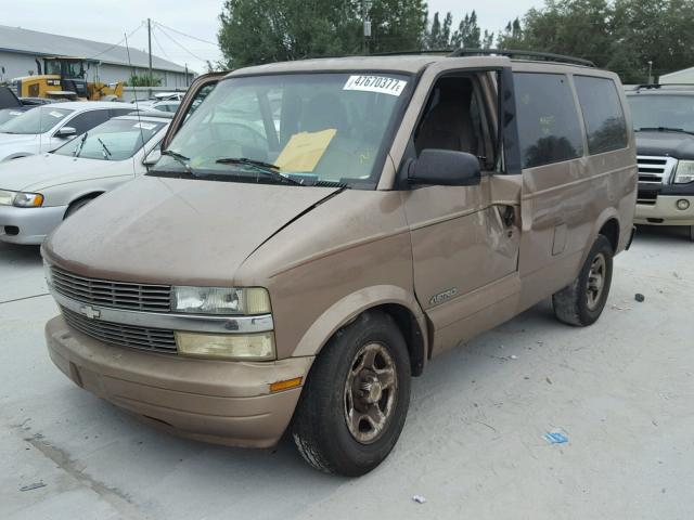 1GNDM19X54B101256 - 2004 CHEVROLET ASTRO GOLD photo 2