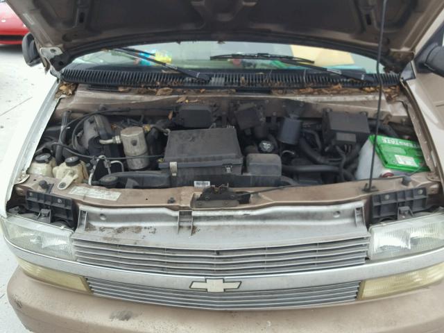 1GNDM19X54B101256 - 2004 CHEVROLET ASTRO GOLD photo 7