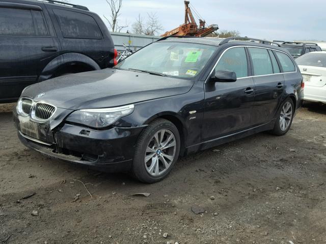 WBAPT73509CX02611 - 2009 BMW 535 XI BLACK photo 2