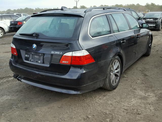 WBAPT73509CX02611 - 2009 BMW 535 XI BLACK photo 4