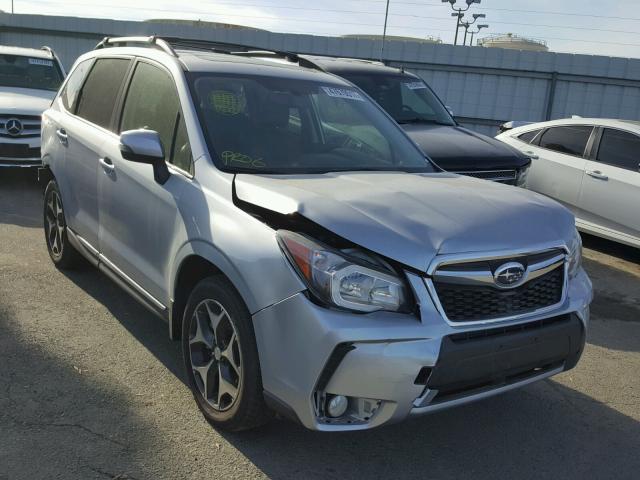 JF2SJGUC5FH525490 - 2015 SUBARU FORESTER 2 SILVER photo 1