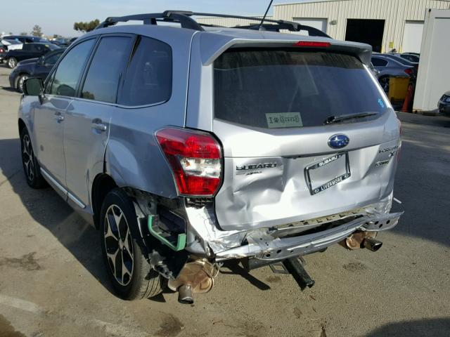 JF2SJGUC5FH525490 - 2015 SUBARU FORESTER 2 SILVER photo 3