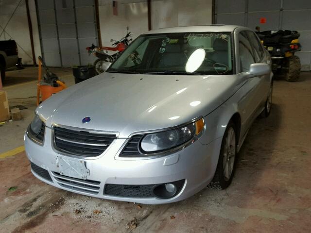 YS3ED49G273515827 - 2007 SAAB 9-5 2.3T SILVER photo 2