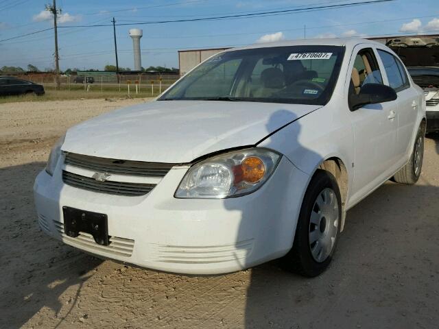 1G1AK58F077366992 - 2007 CHEVROLET COBALT LS WHITE photo 2