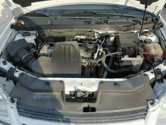 1G1AK58F077366992 - 2007 CHEVROLET COBALT LS WHITE photo 7