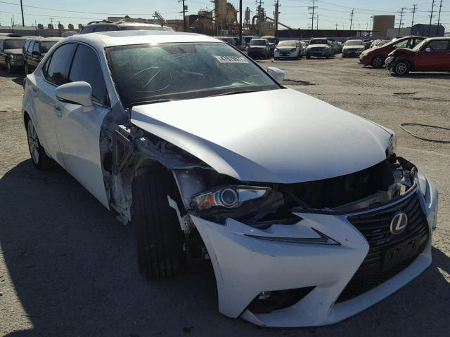 JTHBA1D21G5006411 - 2016 LEXUS IS 200T WHITE photo 1