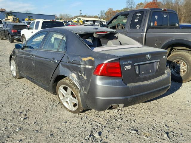 19UUA66236A021214 - 2006 ACURA 3.2TL GRAY photo 3