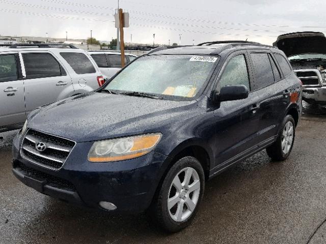 5NMSH13E57H032063 - 2007 HYUNDAI SANTA FE S BLUE photo 2