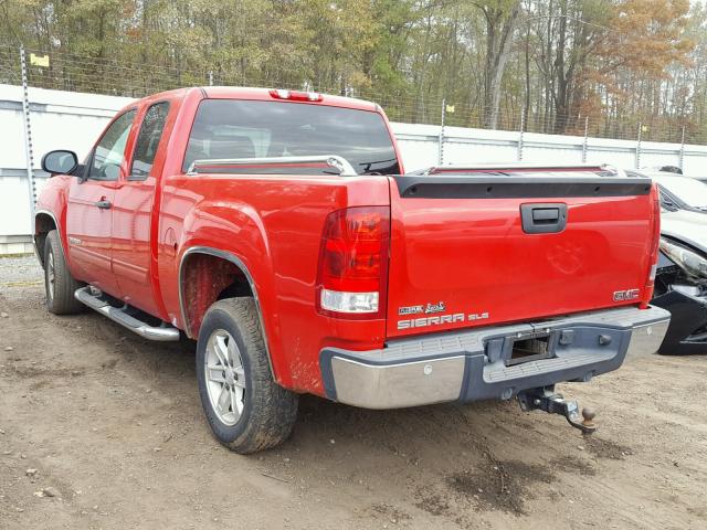 1GTEC29059Z130912 - 2009 GMC SIERRA C15 RED photo 3