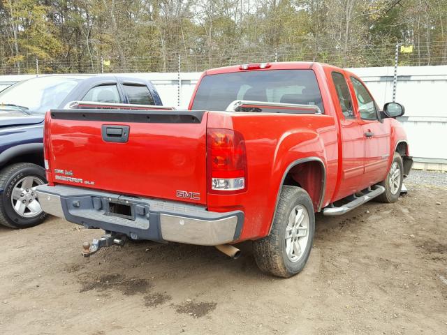 1GTEC29059Z130912 - 2009 GMC SIERRA C15 RED photo 4