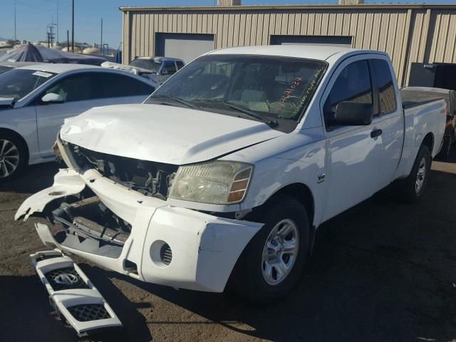 1N6AA06A84N590648 - 2004 NISSAN TITAN XE WHITE photo 2