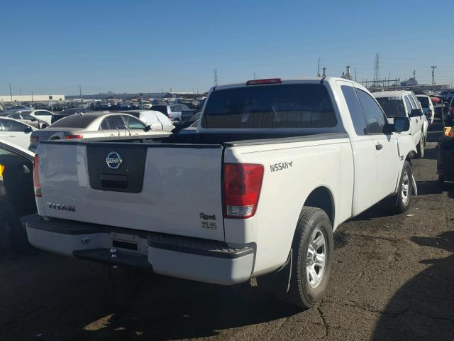 1N6AA06A84N590648 - 2004 NISSAN TITAN XE WHITE photo 4