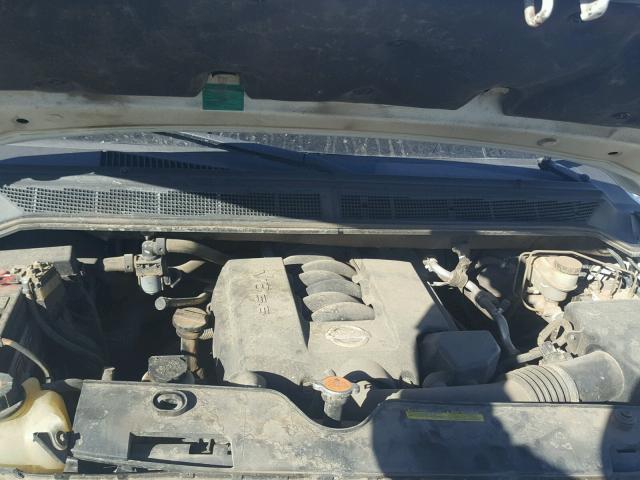 1N6AA06A84N590648 - 2004 NISSAN TITAN XE WHITE photo 7