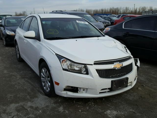 1G1PF5S96B7172171 - 2011 CHEVROLET CRUZE LT WHITE photo 1