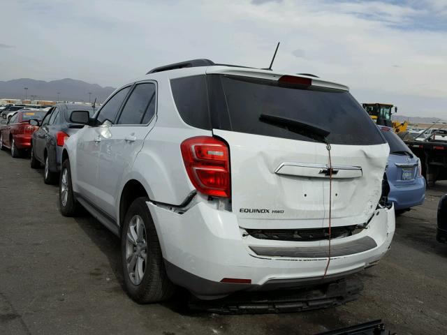 2GNFLFEK1H6244815 - 2017 CHEVROLET EQUINOX LT WHITE photo 3