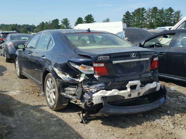 JTHCL46F795000874 - 2009 LEXUS LS 460 BLUE photo 3