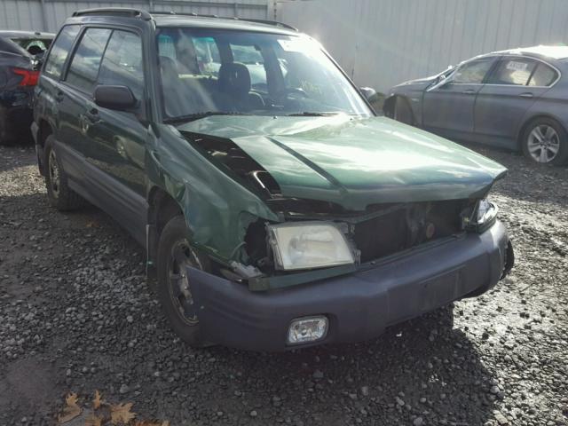 JF1SF63522G743387 - 2002 SUBARU FORESTER L GREEN photo 1