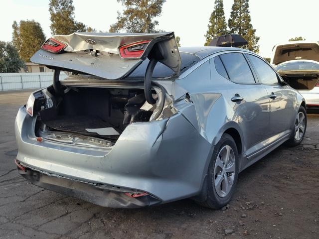 KNAGM4AD0G5092488 - 2016 KIA OPTIMA HYB SILVER photo 4