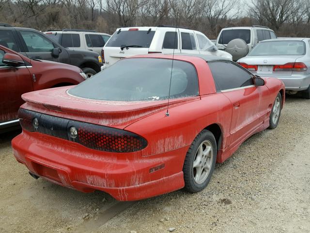 2G2FS22K612108254 - 2001 PONTIAC FIREBIRD RED photo 4