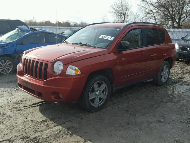 1J4NT4FB0AD515016 - 2010 JEEP COMPASS SP ORANGE photo 2