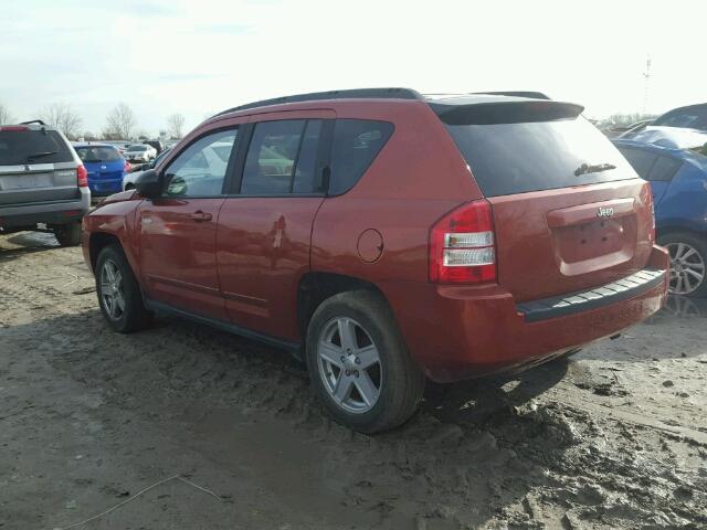 1J4NT4FB0AD515016 - 2010 JEEP COMPASS SP ORANGE photo 3