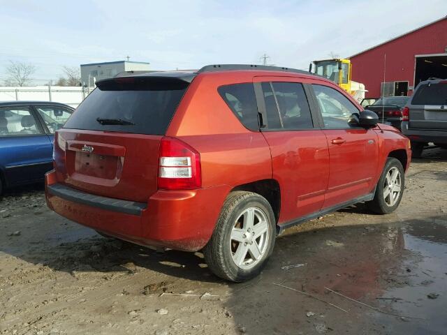 1J4NT4FB0AD515016 - 2010 JEEP COMPASS SP ნარინჯისფერი ფოტო 4