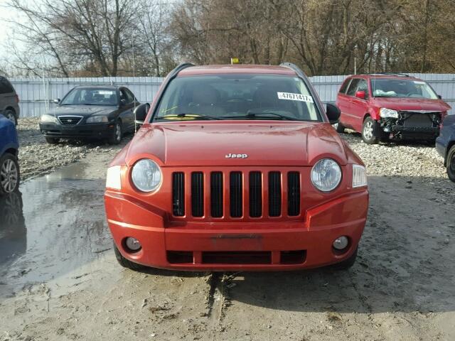 1J4NT4FB0AD515016 - 2010 JEEP COMPASS SP ნარინჯისფერი ფოტო 9