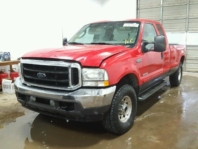 1FTNX21P43EB50872 - 2003 FORD F250 SUPER RED photo 2