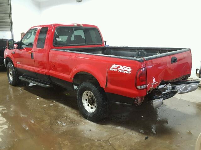 1FTNX21P43EB50872 - 2003 FORD F250 SUPER RED photo 3