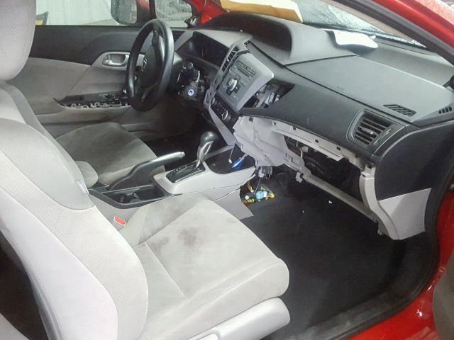 2HGFG3B51CH507992 - 2012 HONDA CIVIC LX RED photo 5