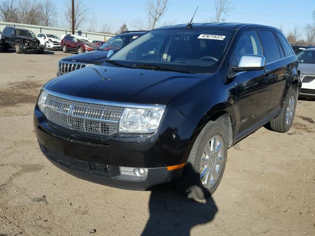 2LMDU88C77BJ27145 - 2007 LINCOLN MKX BLACK photo 2