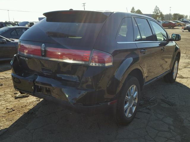 2LMDU88C77BJ27145 - 2007 LINCOLN MKX BLACK photo 4