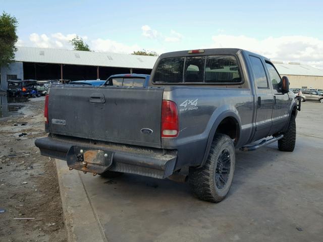 1FTNW21F32EB80812 - 2002 FORD F250 SUPER GRAY photo 4