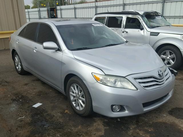 4T1BK3EK5AU108473 - 2010 TOYOTA CAMRY SE SILVER photo 1