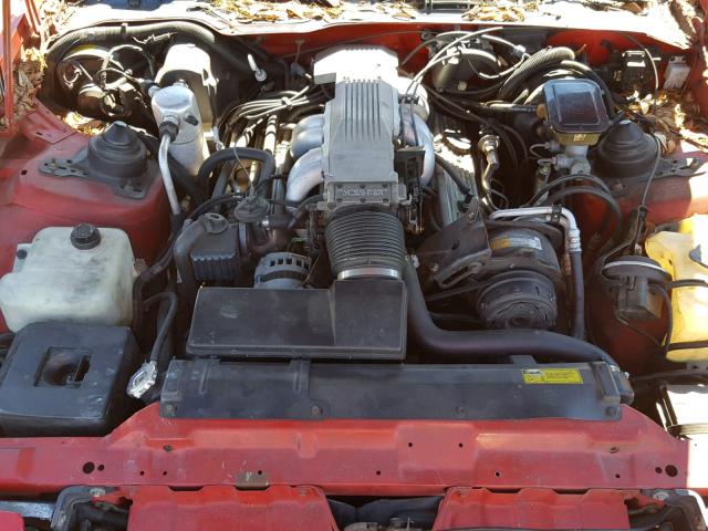 1G2FW21F0HN239591 - 1987 PONTIAC FIREBIRD T RED photo 7