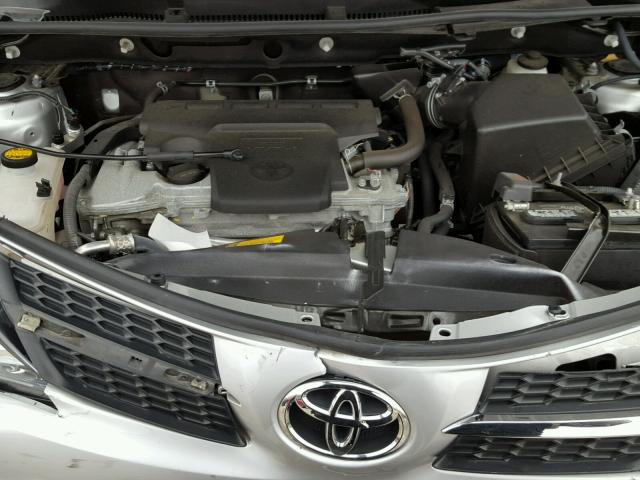 2T3WFREV9EW088292 - 2014 TOYOTA RAV4 XLE SILVER photo 7