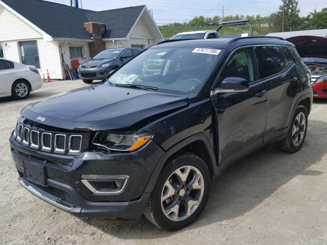 3C4NJDCB8JT423842 - 2018 JEEP COMPASS LI BLACK photo 2